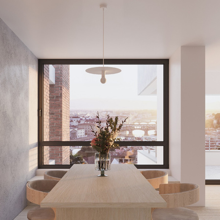 LED-Deckenpendelleuchte FLAVIO E27 Überhang Weiß SOLLUX