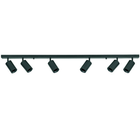Streifenleuchte Decken- und Wandleuchte LED 6 xGU10 MARIBEL Schwarz GOLDLUX (Polux)
