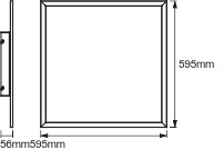 LED-Panel 36W RGB SMART+ WIFI PLANON PLUS 600X600 LEDVANCE