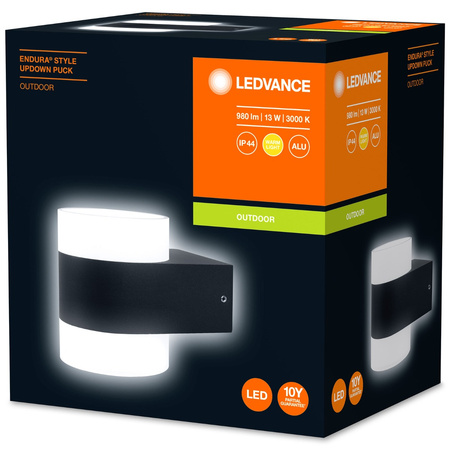 Wandleuchte 13W Endura Style UPDOWN Puck LEDVANCE Wand-Fassadenleuchte