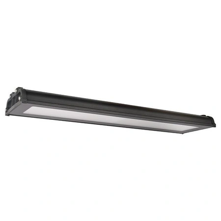 Industrielle lineare LED-Hochregallampe 150W 16500lm 5000 Cold 110° Schwarz IP65 Masterled