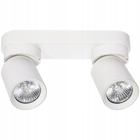 TIMO Decken-/Wandleuchte Wandleuchte Reflektor bewegliche Halogenleuchte 2 xGU10 weißes LVT