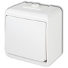 Hermetischer Schalter einpolig für Aufputzmontage Junior IP54 KARLIK Weiß