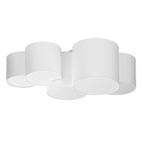 MONA WHITE Plafond-Deckenleuchte Weiß Modern 5xE27 3443 TK Lighting