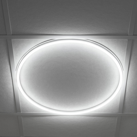 Plafond LED-Deckenleuchte 40W 3500lm 4000K Neutral IP20 Rund Einbau Weiß AVAR KANLUX