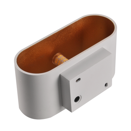 Wandleuchte Außenfassadenleuchte G9 Weiß Gold Elissa Sanico Goldlux