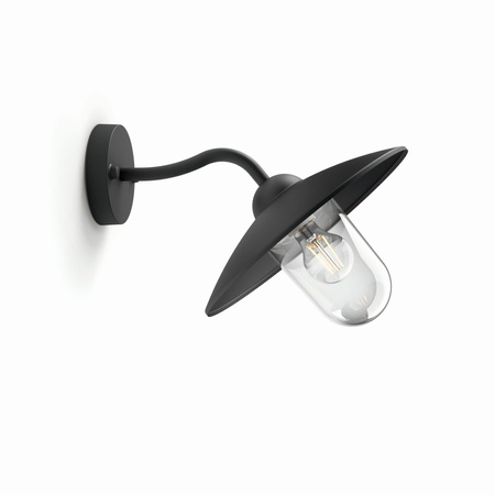 Gartenleuchte LED Wandleuchte HAMMOCK myGarden E27 IP44 Lantern Down Schwarz PHILIPS