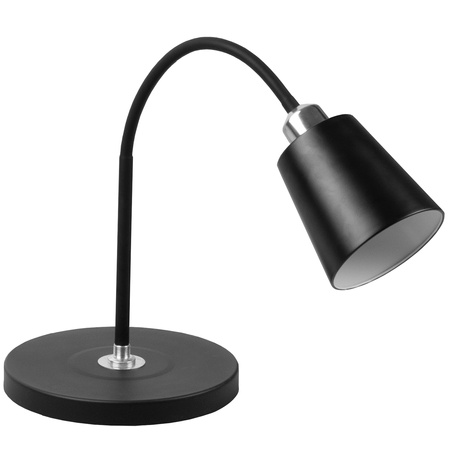 LED E27 Schwarz mit höhenverstellbarer Tischleuchte Kalso Lumiled