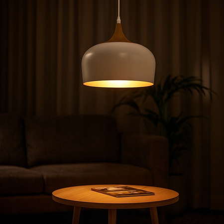 Lumina Masterled E27 Weißgold Bronze Pendelleuchte für die Decke