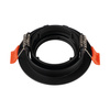 DALLA GU5.3/GU10 12AC/DC Deckeneinbauleuchte Circular Movable Schwarz KANLUX