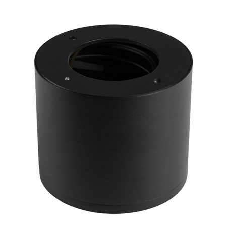 Aufputz LED GOLDA Halogen Deckenleuchte GX53 Rundrohr Schwarz - Gold