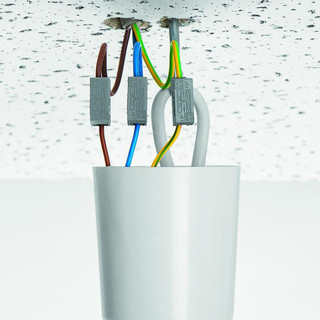 Beleuchtungsanschluss Schnellverbinder WAGO 224-112 für KABEL 0,5-2,5 mm