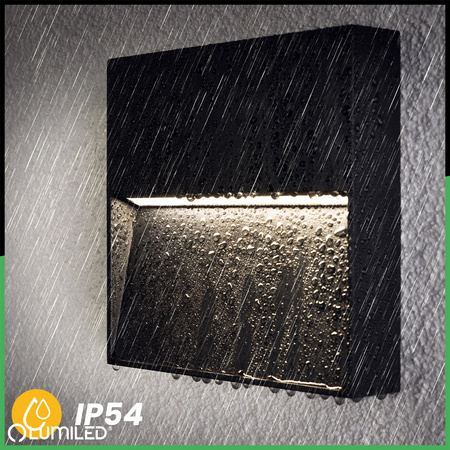 Wandleuchte Außen, Garten-Wandleuchte IP54 5W PIVAR LUMILED