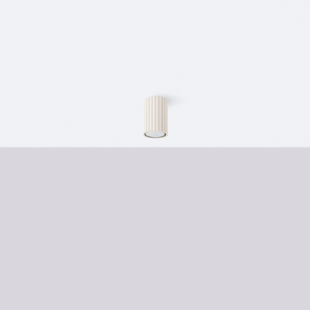 Tuba Spot GU10 Beige Carbon Deep Space SL-Deckenleuchte.1587 Sollux