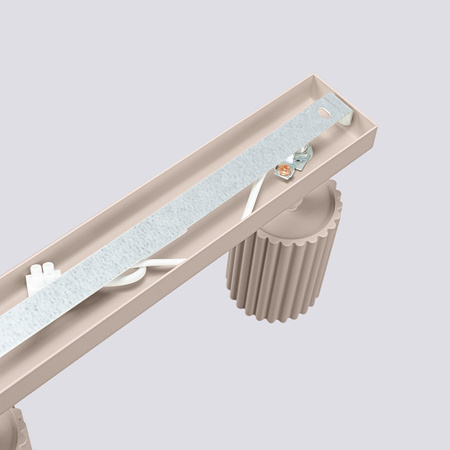 Reflektor-Deckenleuchte 3x GU10 Aluminium Taupe Carbon Deep Space SL.1764 Sollux