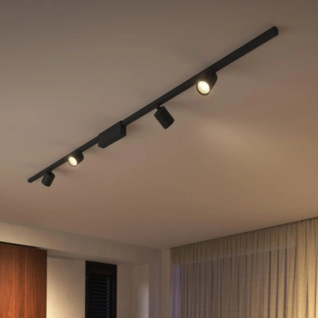 LED Perifo Stromschienenstrahler Schwarz 5.3W CCT RGB Philips HUE Bluetooth