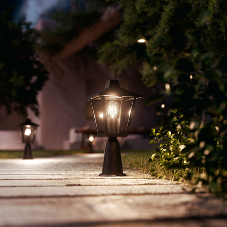 Garten Lampe Außen PIPE 38.5cm LATARNIA E27 IP44 Kinno Philips