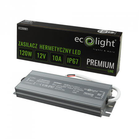 LED-Netzteil IP67 120W 12V Premium Ecolight