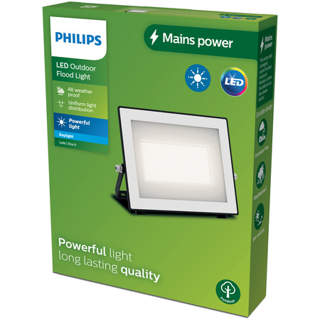 LED-Flutlicht Reflektor 50W 5400lm 5000K IP65 Schwarz Lois Philips
