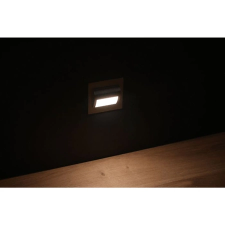 LED-Treppenleuchte 1.5W gebürstet, Nickel 4000K neutral ZIKO KM LUMILED