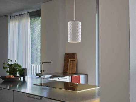 Dekorative Decke Pendelleuchte E27 Überhang Weiß Dekor Ledvance