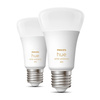 2PAK LED-Glühbirne E27 A60 6W CCT PHILIPS HUE White & Ambiance Bluetooth Zigbee