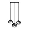 LED-Pendelleuchte TULOS 3L 3xE27 Schwarz SOLLUX