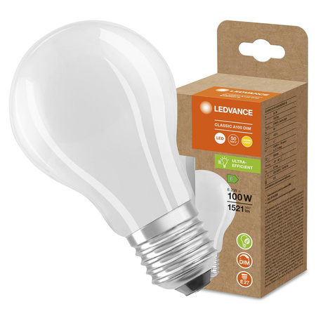 LED Lampen A60 E27 8.2W = 100W 1521lm 2700K Warmweiß FILAMENT DIMMABLE LEDVANCE