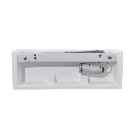 Putzleuchte dekorativ Wandleuchte BRICK 1xE14 weiß GOLDLUX (Polux)