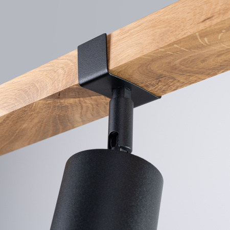 FAGER Deckenleuchte 3xGU10 Reflektor Moving Black Skandinavisch SOLLUX