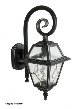 Außengartenlampe Elevation LED-WANDLAMPE Buntglas K 3012/1/N E27 Su-Ma