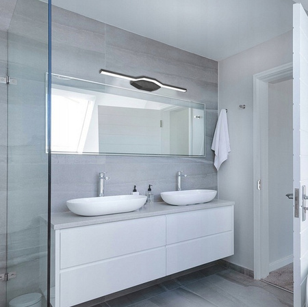 Wandleuchte LED Aufbauleuchte 10W 1340lm 4000lm neutralweiß 110° Schwarz Mila Masterled