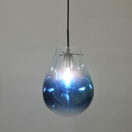 E27 Schwarz Kimberly Blau Sanico Goldlux Dekorative Pendel-Deckenleuchte