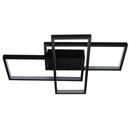 LED-Kronleuchter Deckenleuchte 72W CCT GALAXIS ORION Schwarz + Controller Fernbedienung