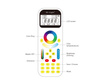 MONO / CCT / RGB / RGB+W LED-Fernbedienung 99 ZONEN Wi-Fi Mi-Light - FUT090
