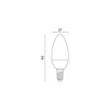LED-Birne E14 Kerze 2W 150lm 6000K Kalt 200° Kobi