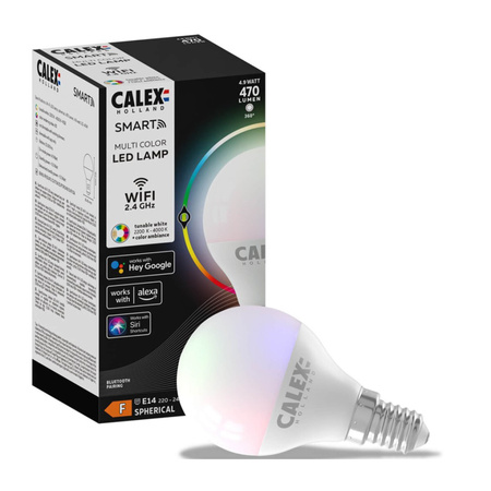 E14 SMART WiFi LED Lampen 4,9 W 470 lm RGB + CCT TUYA CALEX