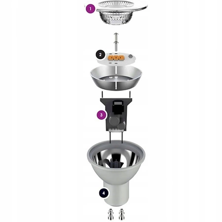 IQ-Glühbirne - LED GU10 6,5W 540lm 4000K Neutral 36° KANLUX