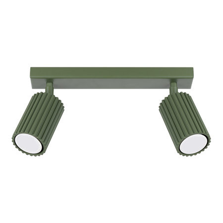 Tuba Spot Reflektor-Deckenleuchte 2x GU10 Olive Carbon Deep Space SL.1618 Sollux