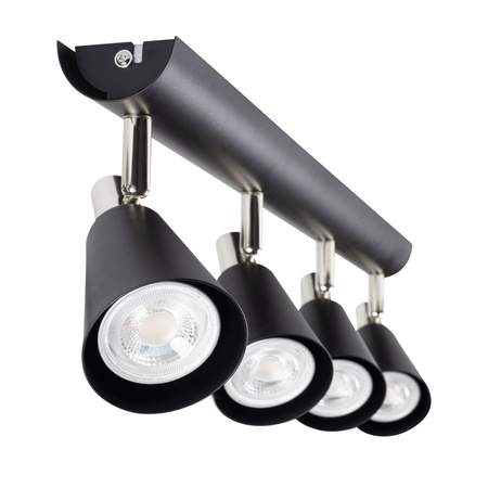 SEMPRA PAR16 4x GU10 Schwarz KANLUX Wand- und Deckenleuchte