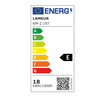 Wandleuchte LANA LED 15W 1900lm 4000K Neutrale Farbe Schwarz KM-2.197 Lamkur