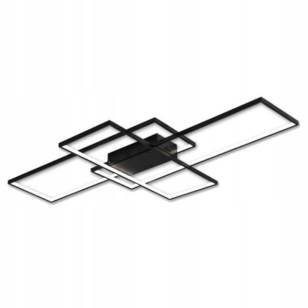 Deckenleuchte LED-Kronleuchter 126W CCT GALAXIS HYDRA Schwarz + Controller Fernbedienung