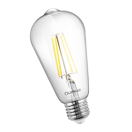 LED Lampen E27, Glühbirne ST64 8W = 60W 880lm 360° 4000K neutral Glühfaden LUMILED