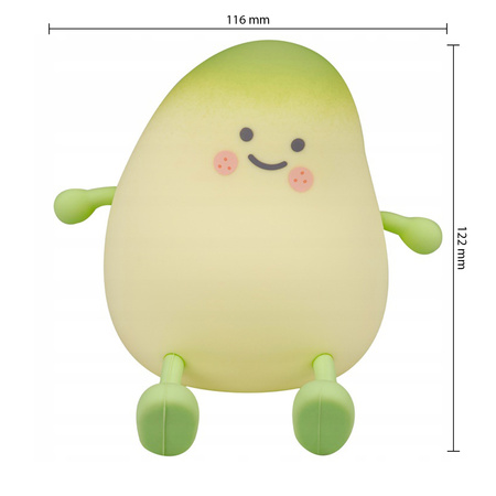 LED Kindertisch Schreibtisch Nachtlicht 1W 15lm 3000K Warm 360° Grün Mango Masterled