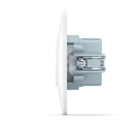 Steckdose mit Rahmen USB-A + USB-C 20W 16A Unterputz Weiß BINERA VIDEX