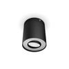 LED Spot Pillar Schwarz 4.2W CCT PHILIPS HUE Bluetooth Zigbee Deckenleuchte + Dimmschalter