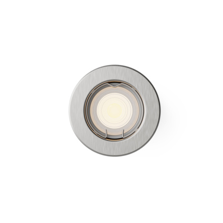Einbauleuchte LED GU10 Fix Aluminium Rund Nickel Peridot Philips