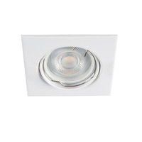 ALOR GU10/GU5.3 flächenbündig quadratisch beweglich weiß KANLUX