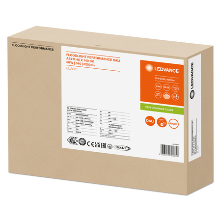 LED-Flutlicht Outdoor-Flutlicht Dimmbar 50W 6200lm 4000K IP66 Schwarz Flutlicht Ledvance