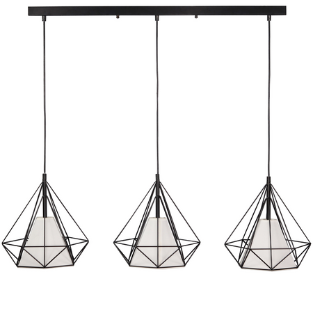 HIRA 3xE27 Hängelampe Geometrisch Dreidimensionale Leuchte P314574 GOLDLUX (Polux) Metall